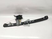 Rear door window regulator with motor