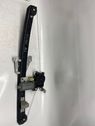 Rear door window regulator with motor