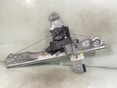 Rear door window regulator with motor