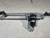Front wiper linkage and motor