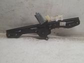 Rear door window regulator with motor