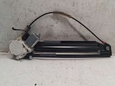 Rear door window regulator with motor