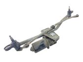 Front wiper linkage and motor