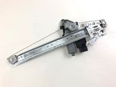 Rear door window regulator with motor