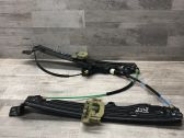 Sliding door window regulator with motor