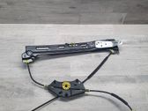 Rear window lifting mechanism without motor