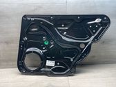 Rear window lifting mechanism without motor