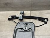 Front window lifting mechanism without motor