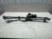Front wiper linkage and motor