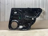 Rear window lifting mechanism without motor