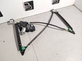Rear door window regulator with motor