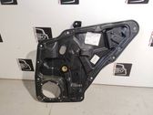 Rear window lifting mechanism without motor