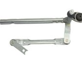 Front wiper linkage and motor