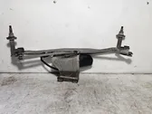 Front wiper linkage and motor