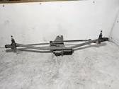 Front wiper linkage and motor