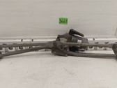 Front wiper linkage and motor