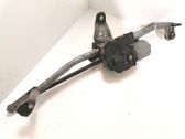 Front wiper linkage and motor