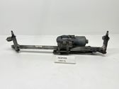 Front wiper linkage and motor