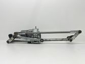 Front wiper linkage and motor