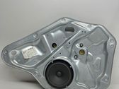Rear window lifting mechanism without motor