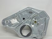 Rear window lifting mechanism without motor