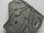 Rear door window regulator with motor