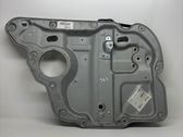 Rear door window regulator with motor
