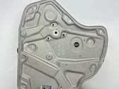 Rear door window regulator with motor