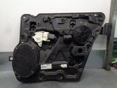 Rear door window regulator with motor