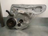Rear door window regulator with motor