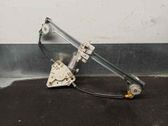 Rear door window regulator with motor