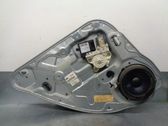 Rear window lifting mechanism without motor