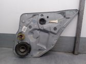 Rear door window regulator with motor