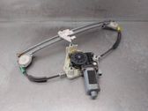 Rear door window regulator with motor