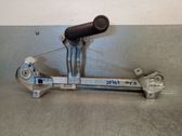 Rear door window regulator with motor