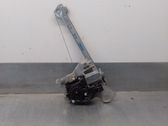 Rear door window regulator with motor