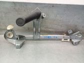 Rear door window regulator with motor