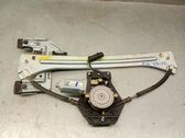 Rear door window regulator with motor