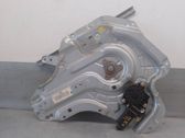 Rear window lifting mechanism without motor