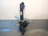 Rear window lifting mechanism without motor