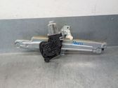 Rear window lifting mechanism without motor