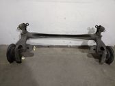 Rear axle beam with reductor