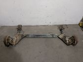 Rear axle beam with reductor