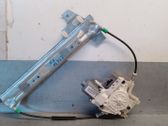 Rear door window regulator with motor