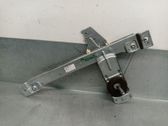 Rear door window regulator with motor