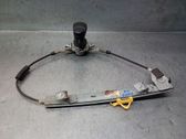 Rear door window regulator with motor
