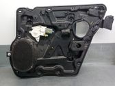 Rear door window regulator with motor