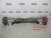 Rear axle beam with reductor