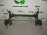 Rear axle beam with reductor
