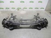 Rear axle beam with reductor